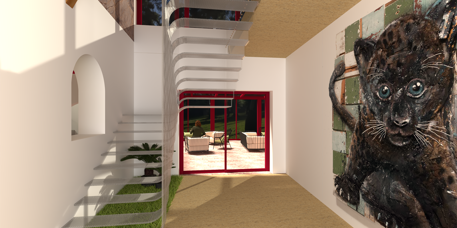 Escalier 3D